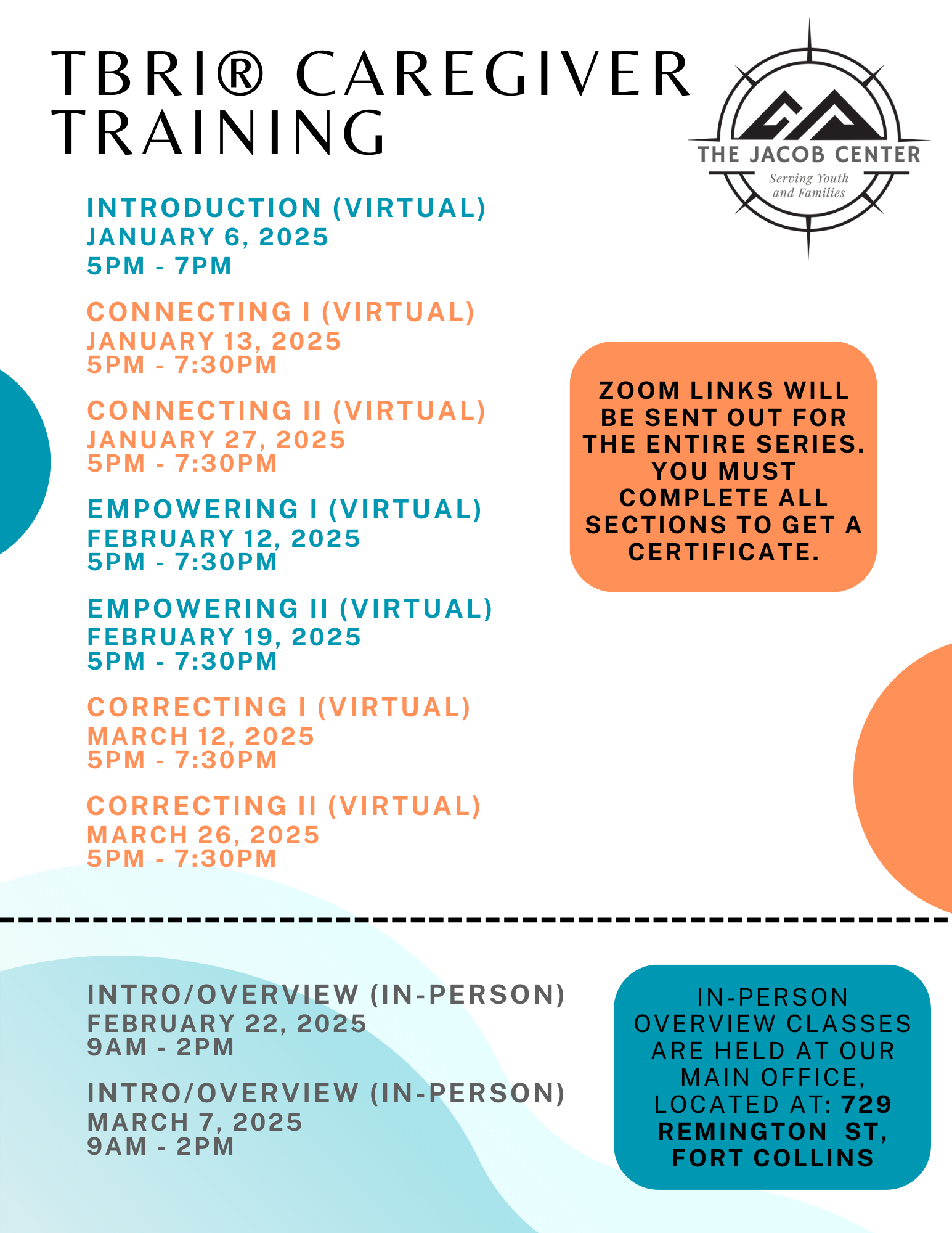 Trust Based Relational Intervention® (TBRI®) The Jacob Center