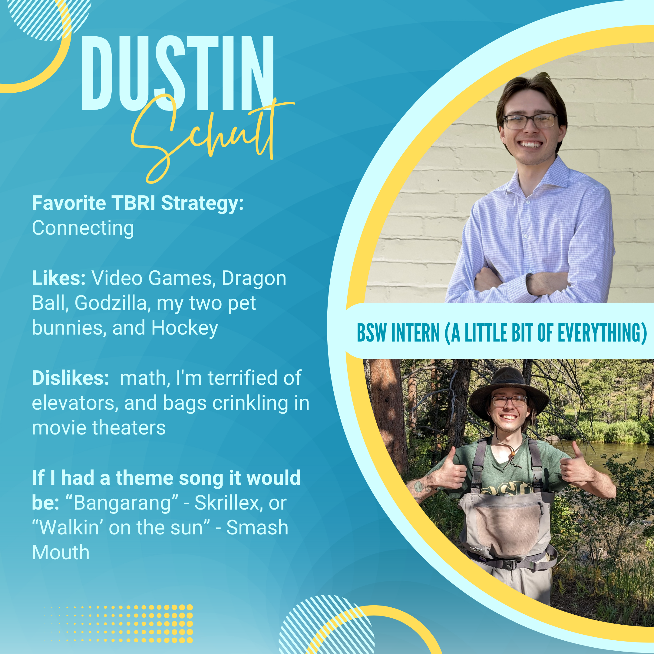 Dustin S Bio